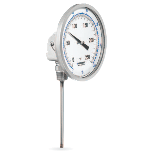 Ashcroft Bimetal Thermometer, EI Series